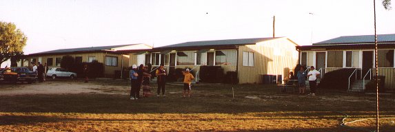 Accommondatin at the Bathurst site