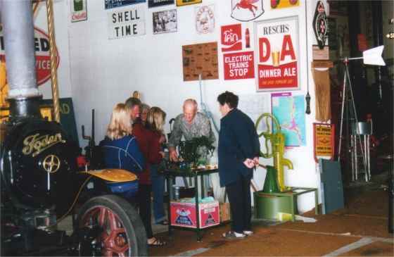 Being shown an Apple peeler and decorer