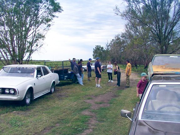 Setting up the camp