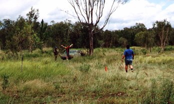 trouble in the paddock , Bogged.